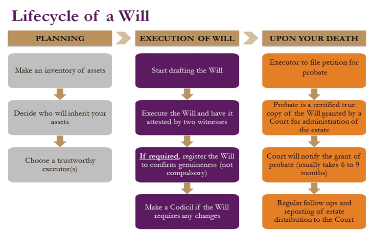 lifecycle of a will